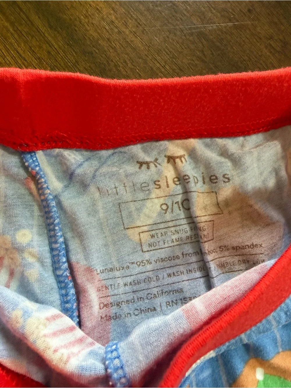 Little Sleepies Baseball-Print Pajama Set